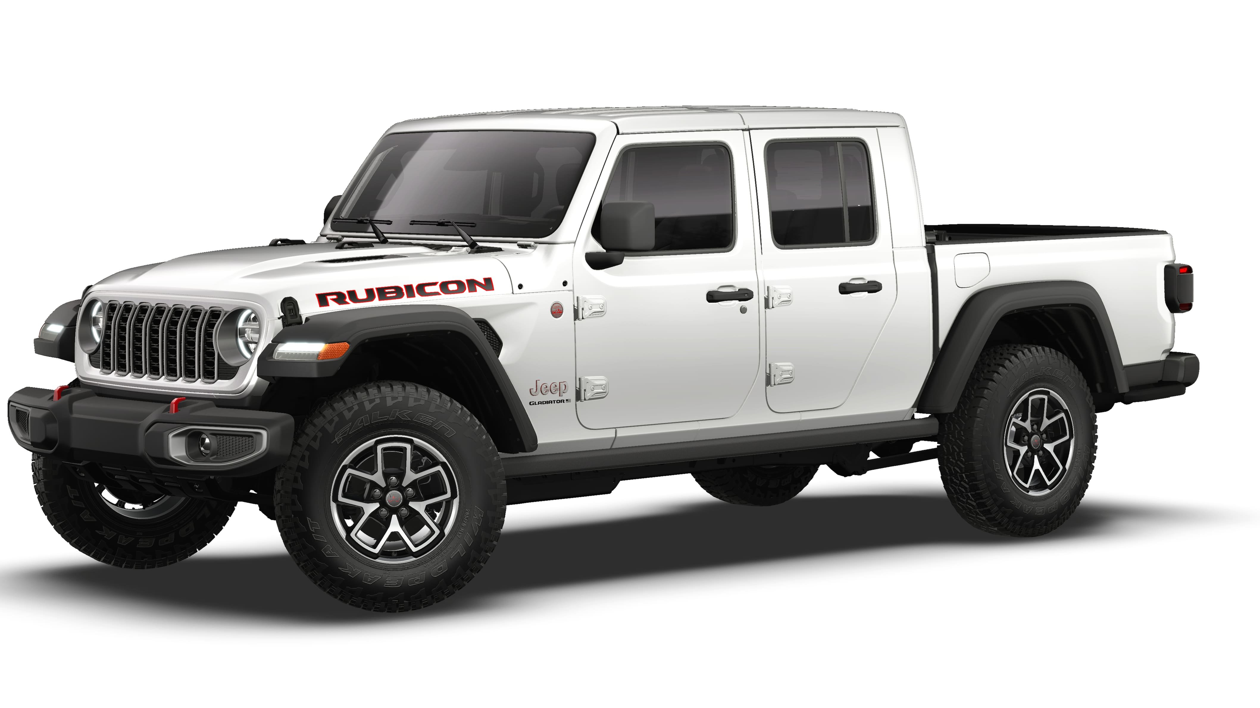 New 2026 Bright White Clear-Coat Exterior Paint Jeep Rubicon image 13
