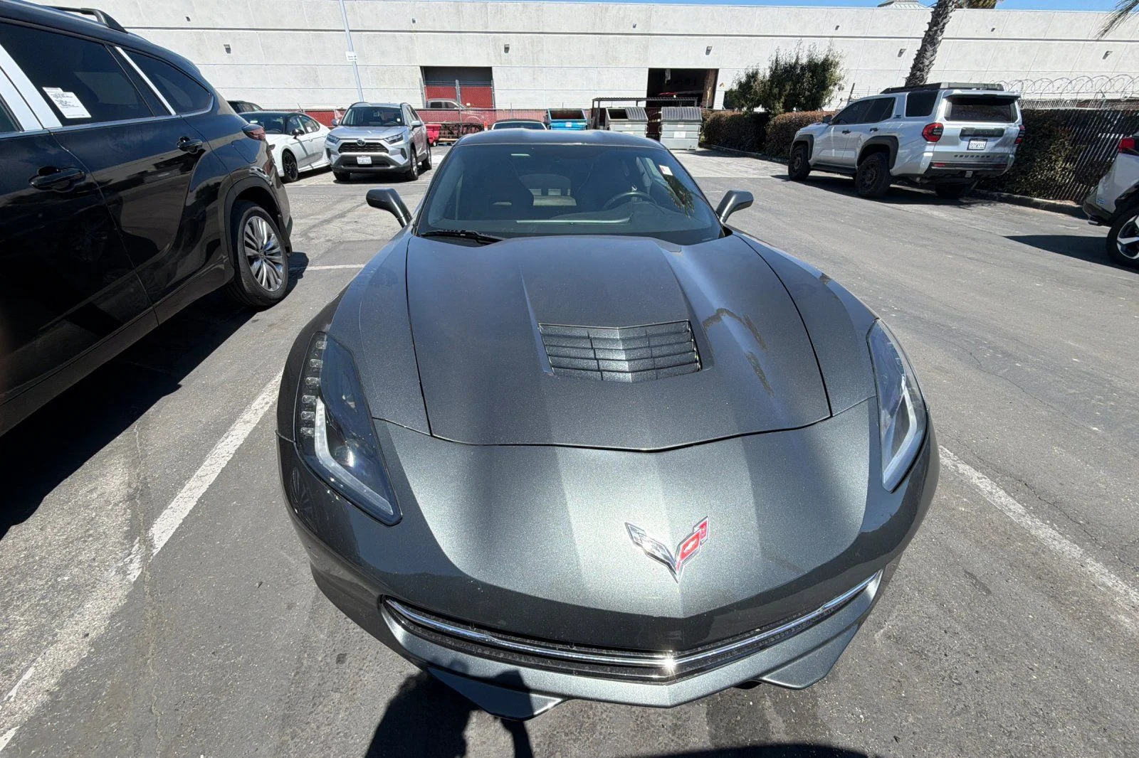 Used 2017 Gray Chevrolet Stingray Z51 image 3