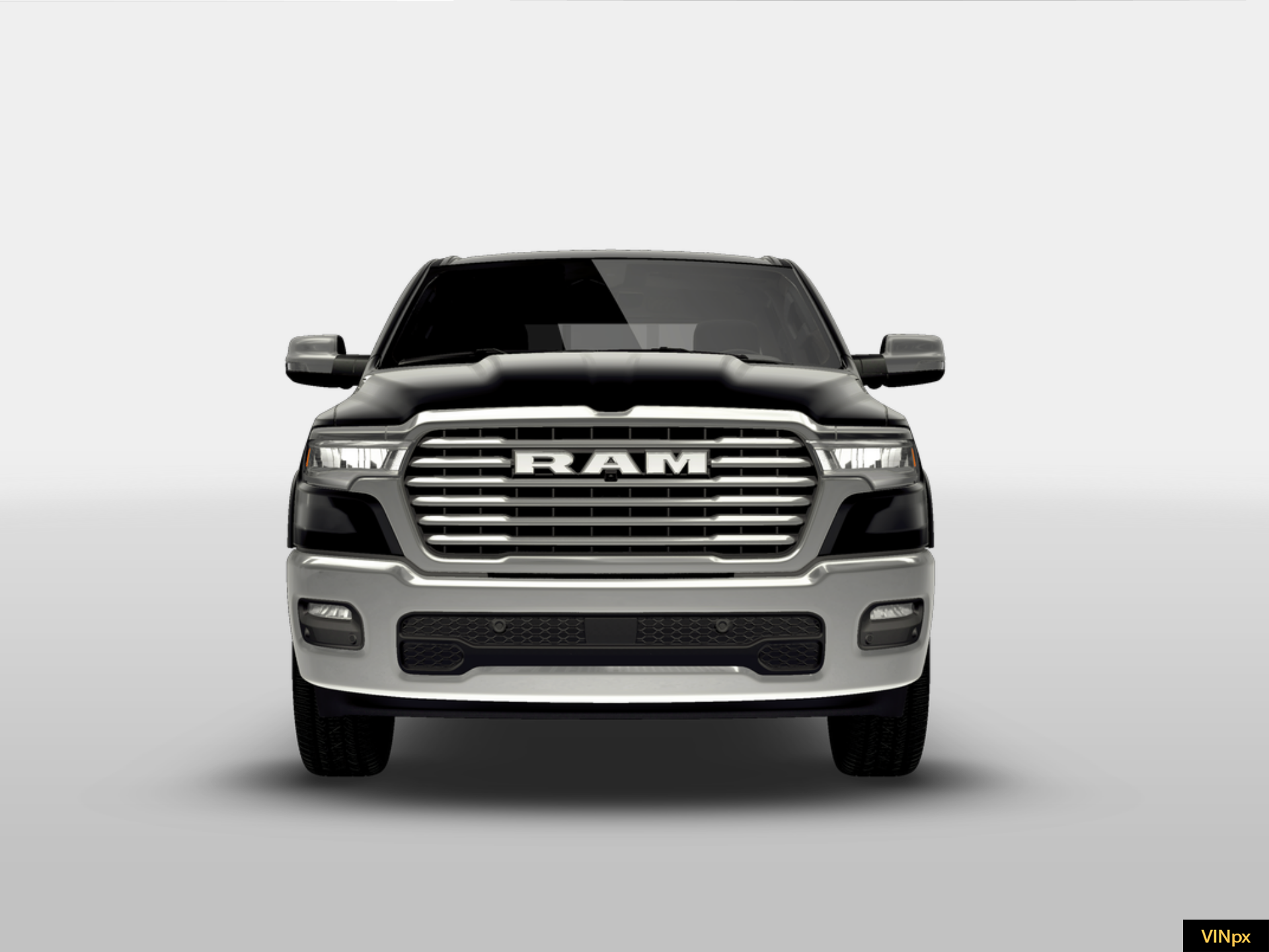 New 2026 Diamond Black Crystal Pearl-Coat Exterior Paint RAM LARAMIE image 12