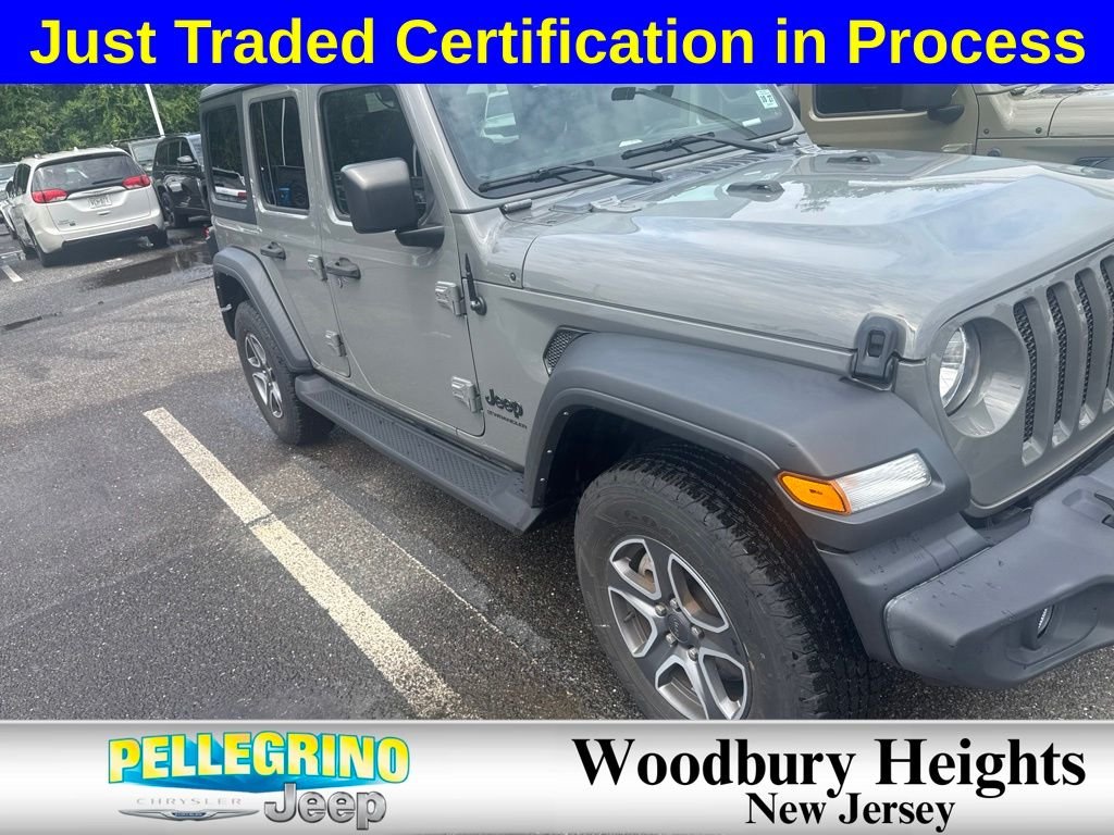 Certified Used 2023 Gray Jeep Sport S image 3