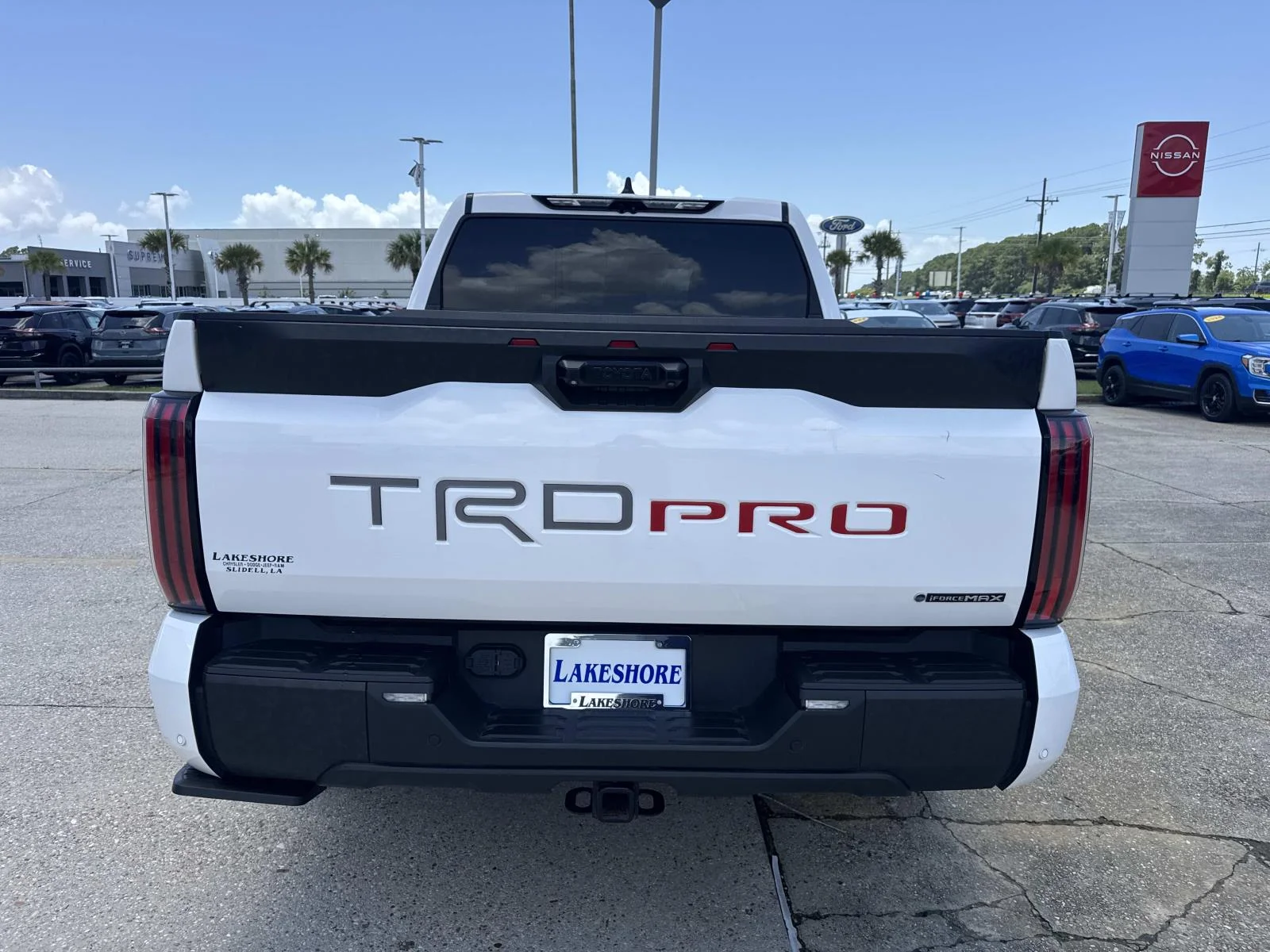 Used 2025 White Toyota TRD Pro Hybrid CrewMax 5.5