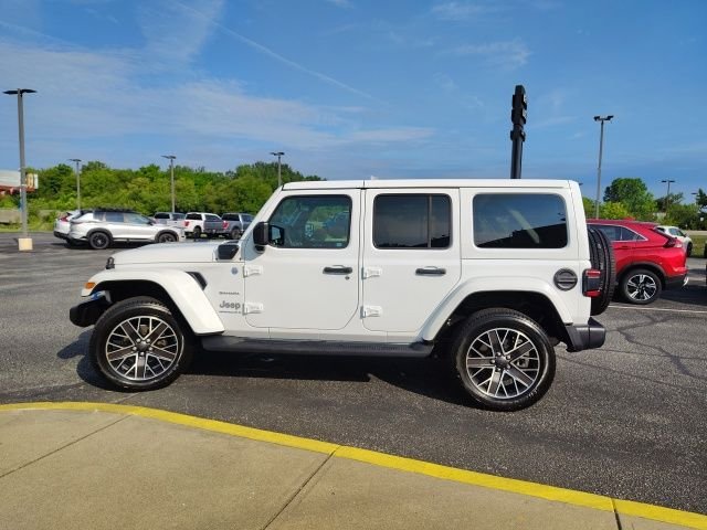 Used 2023 White Jeep Sahara 4xe image 4