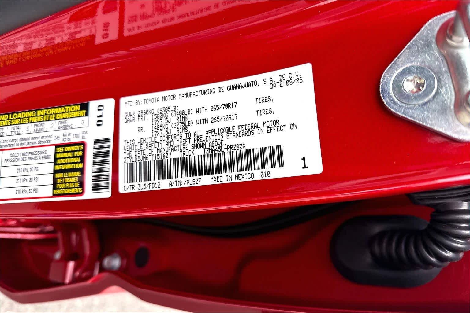 New 2026 Supersonic Red Toyota TRD Off Road image 22