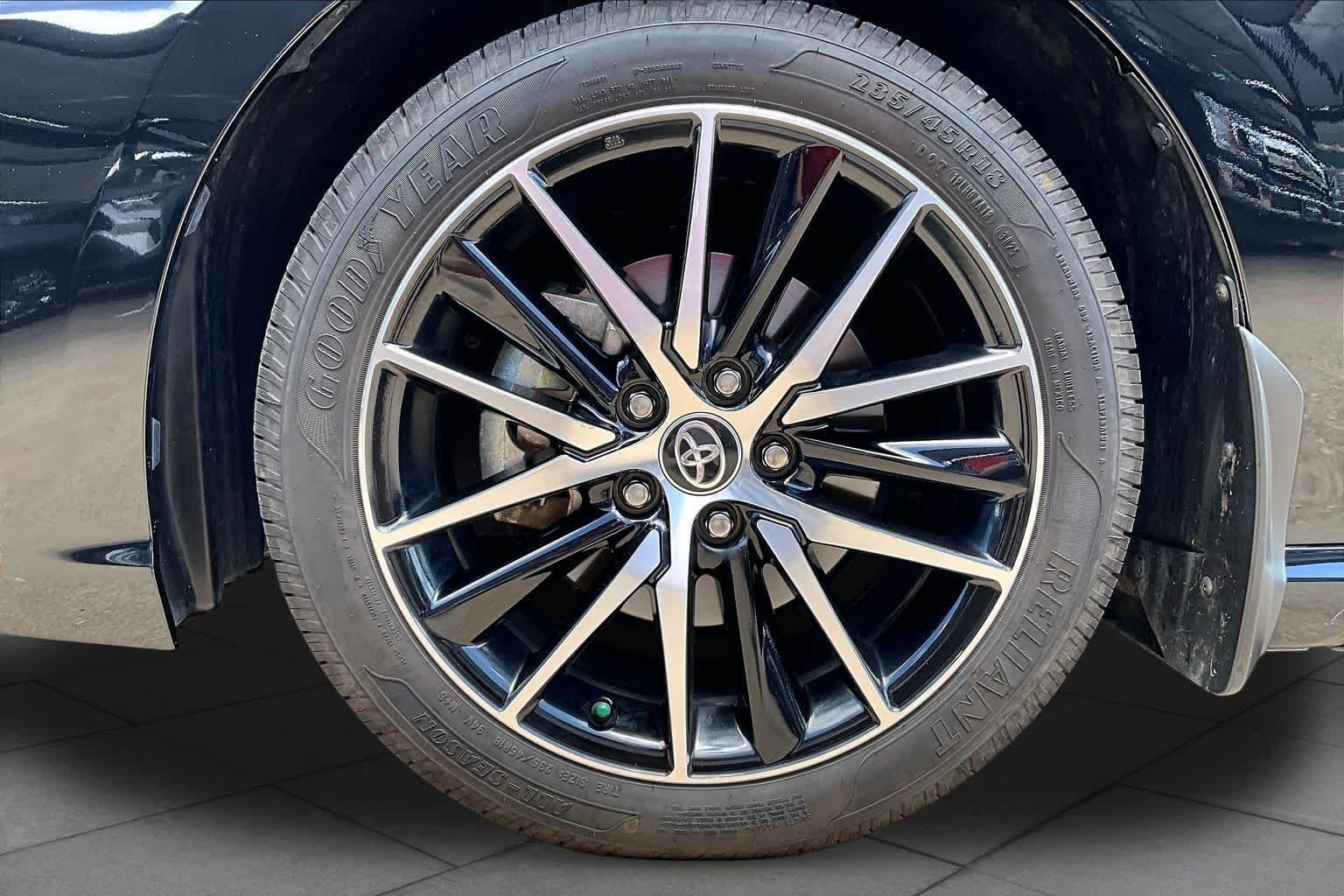 Used 2023 Midnight Black Metallic Toyota SE Nightshade image 10