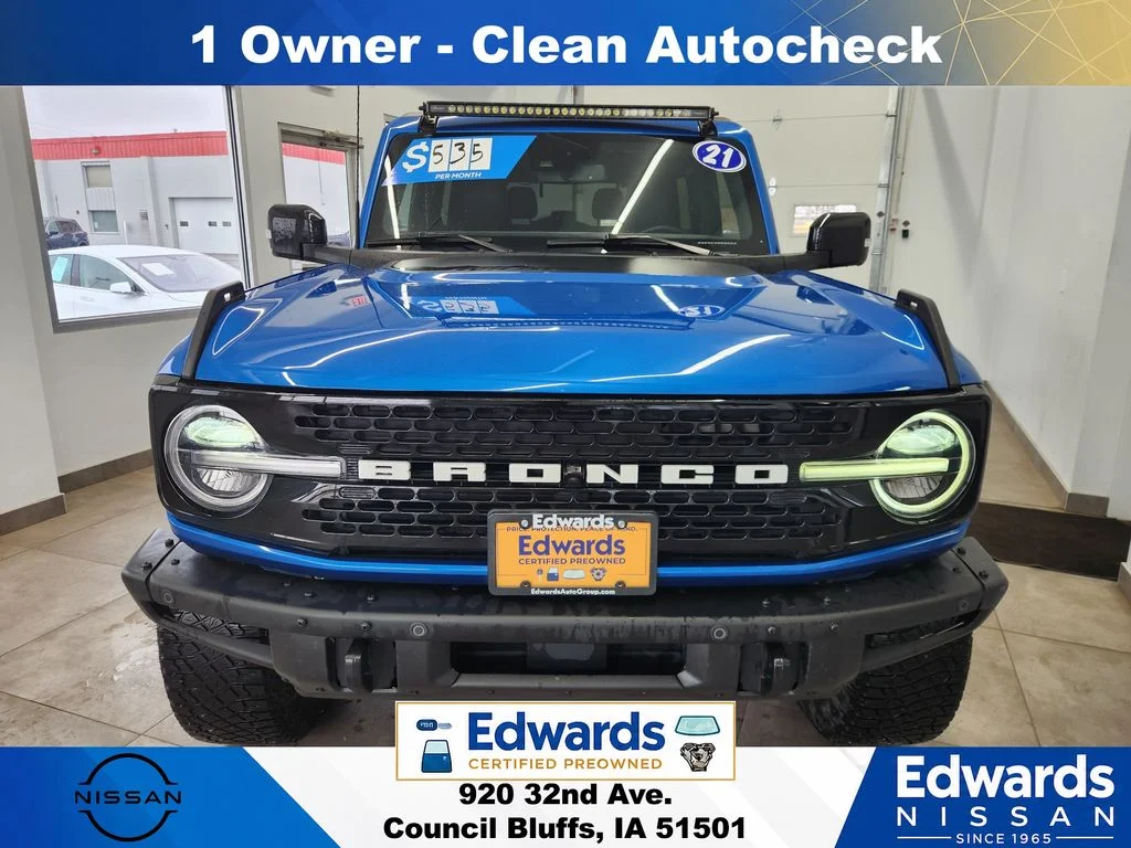 Used 2021 Blue Ford Wildtrak image 3