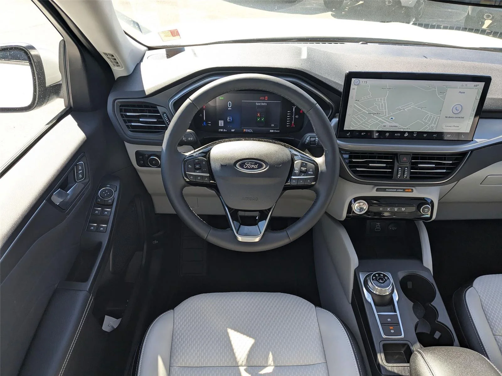 Used 2024 Star White Metallic Tri-Coat Ford PHEV image 38