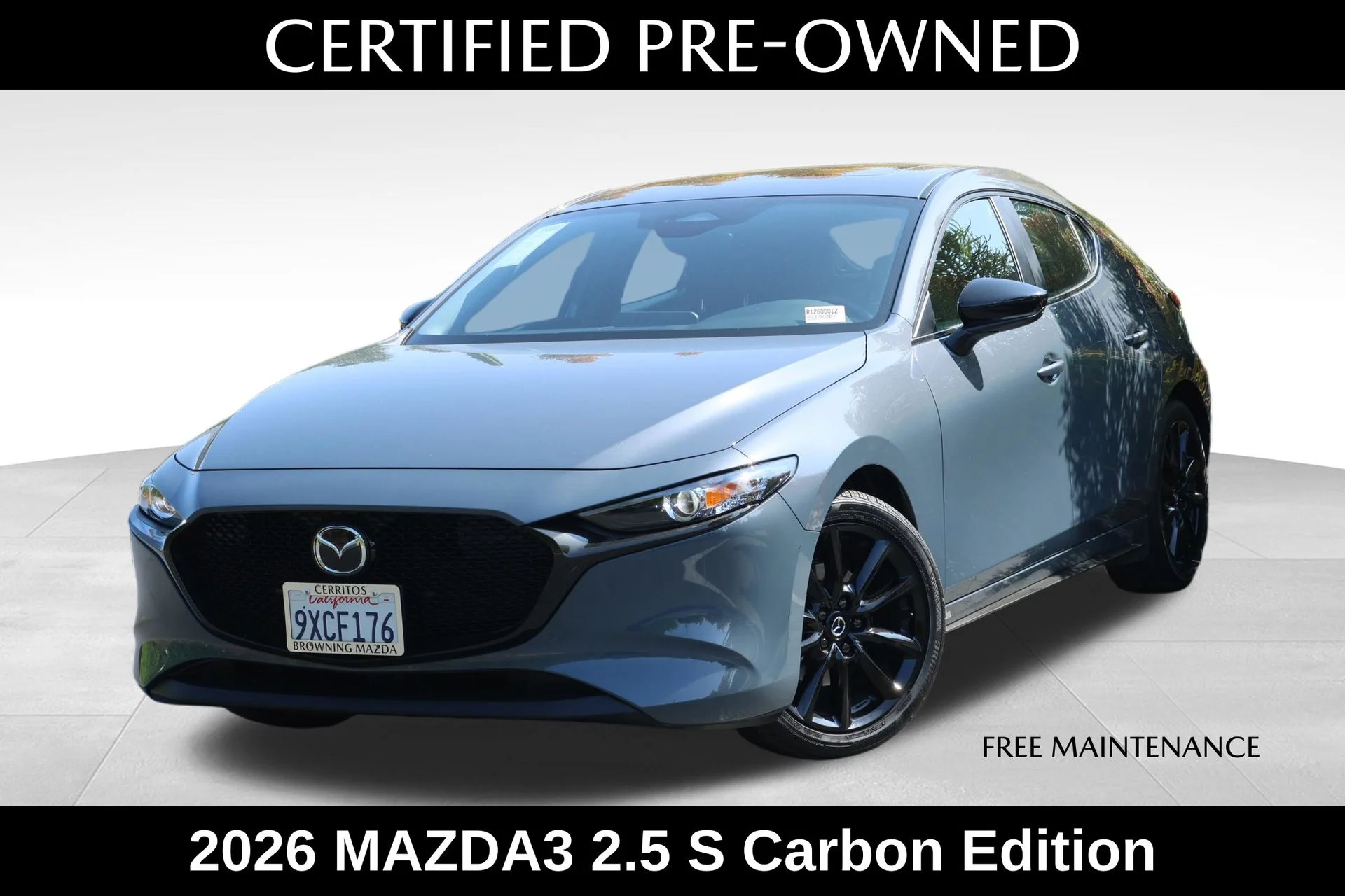 Certified Used 2026 Gray Mazda 2.5 S Carbon Edition image 1
