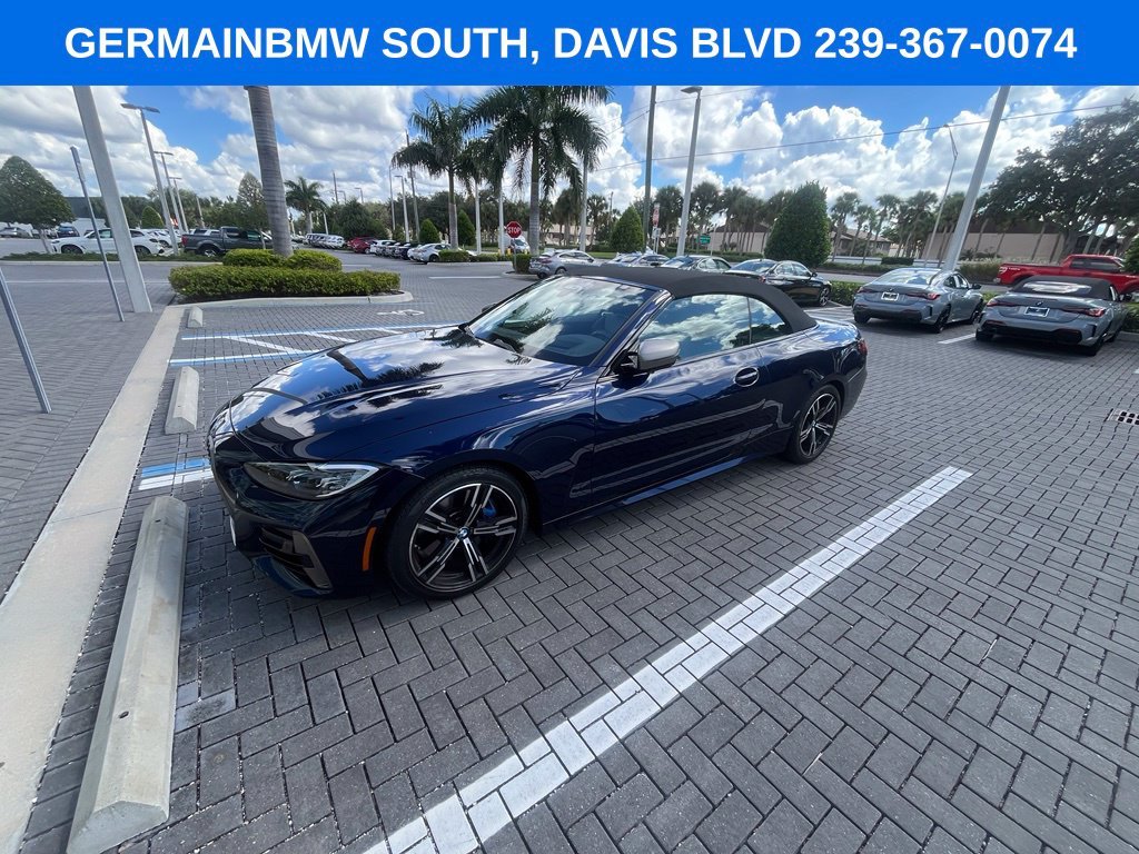 Certified Used 2023 Tanzanite Blue II Metallic BMW M440i image 2