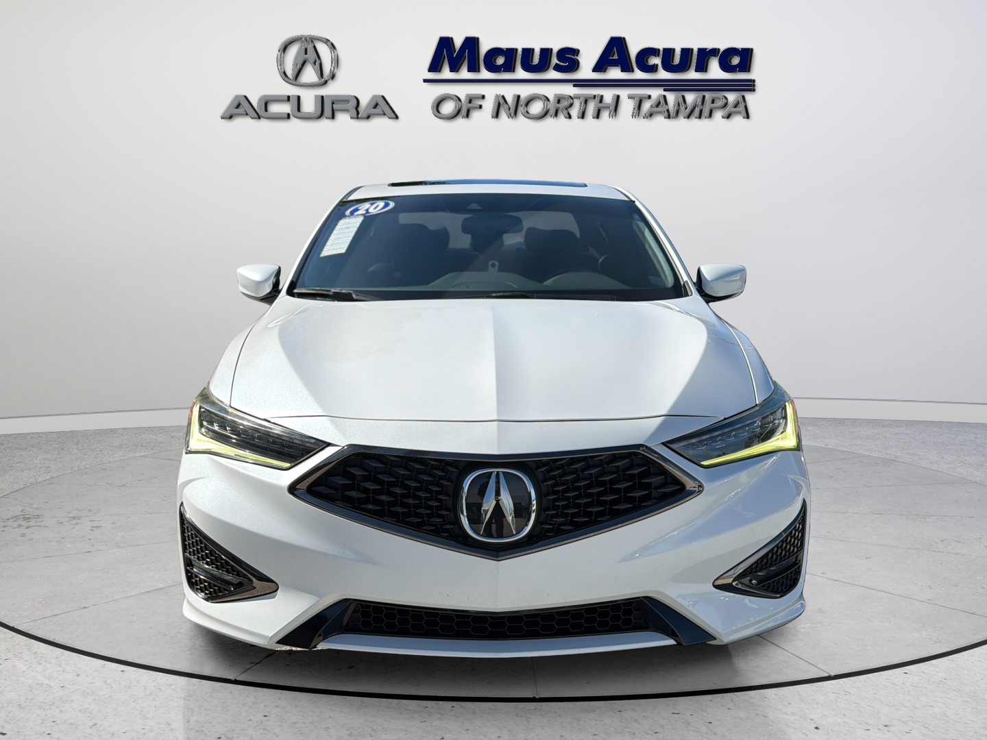Used 2020 Platinum White Pearl Acura Premium and A-SPEC Packages image 3