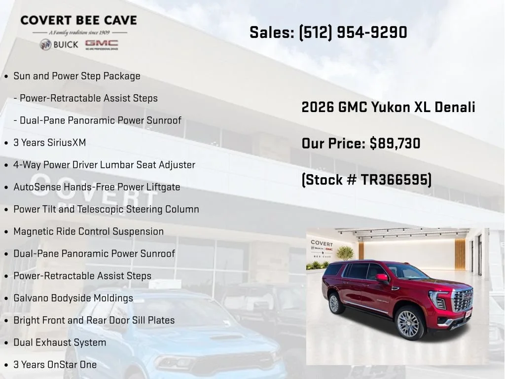 New 2026 Volcanic Red Tintcoat GMC Denali image 13