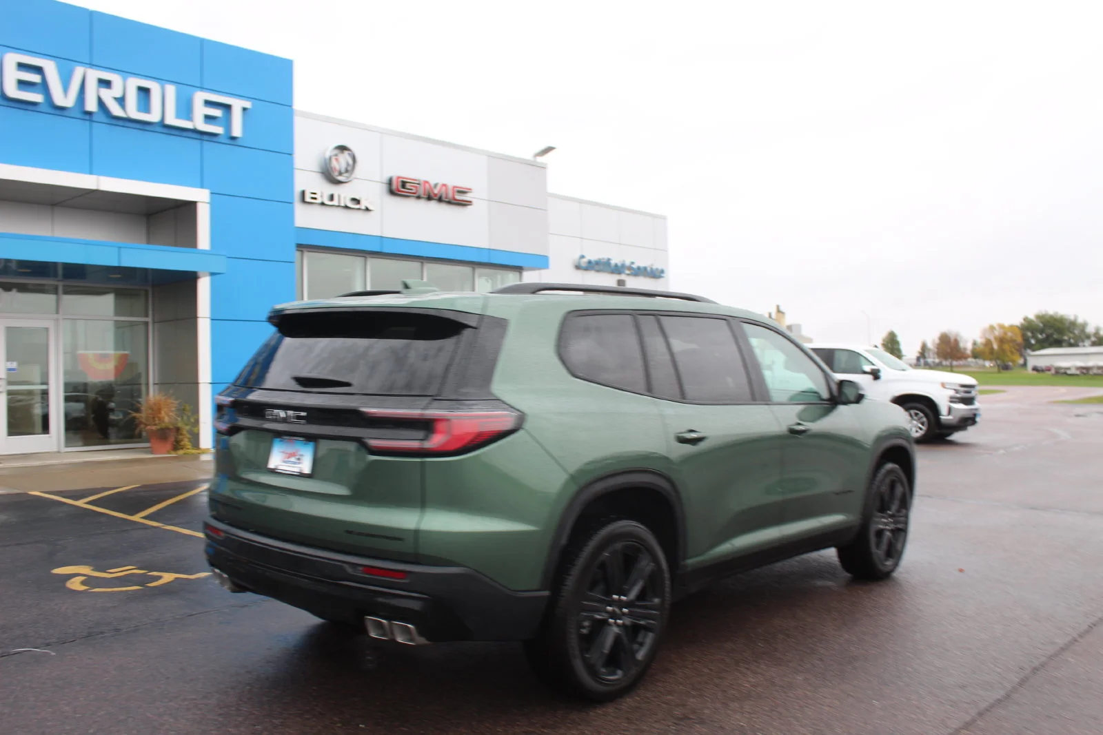 New 2027 Trailstone Green Metallic GMC Elevation image 2