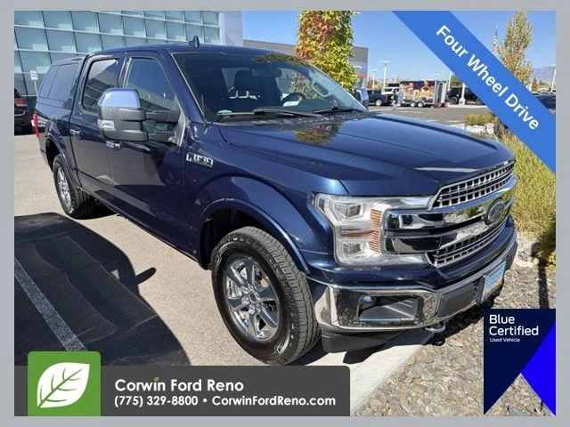 Used 2018 Blue Ford Lariat image 1