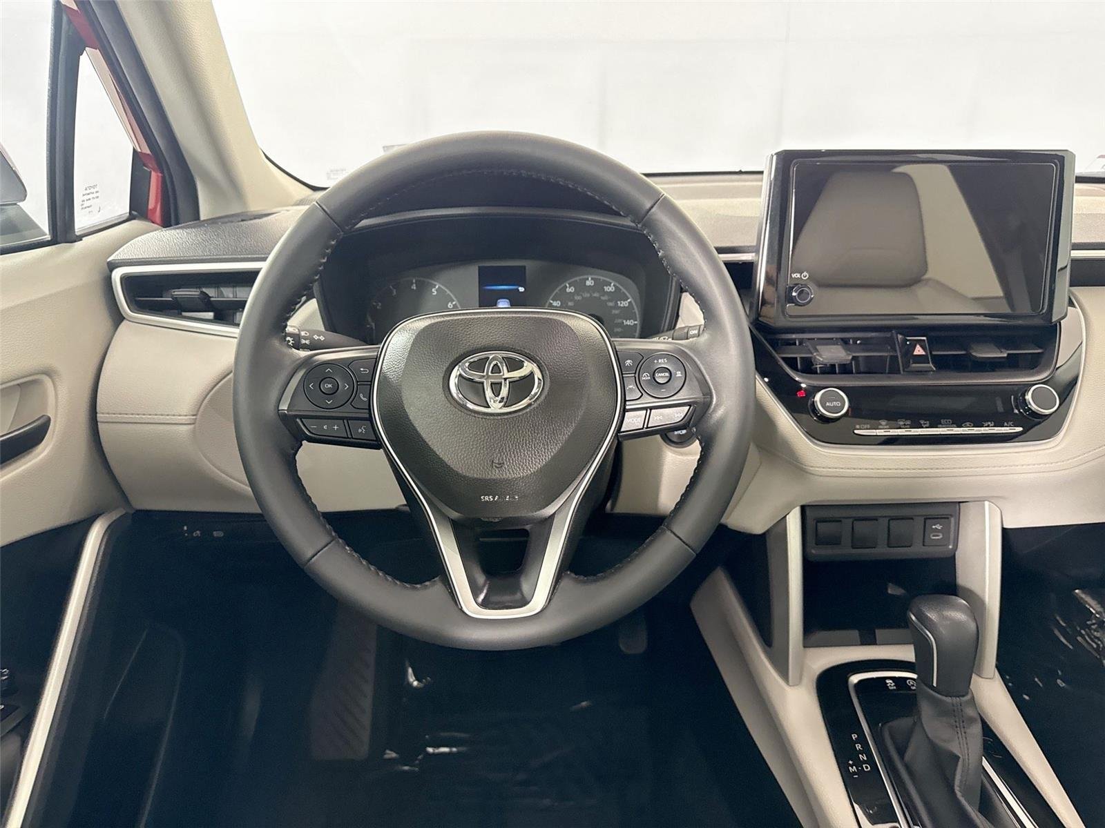 Used 2024 Barcelona Red Metallic Toyota LE image 31