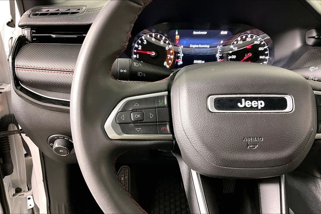 Used 2024 Bright White Clearcoat Jeep Trailhawk image 10