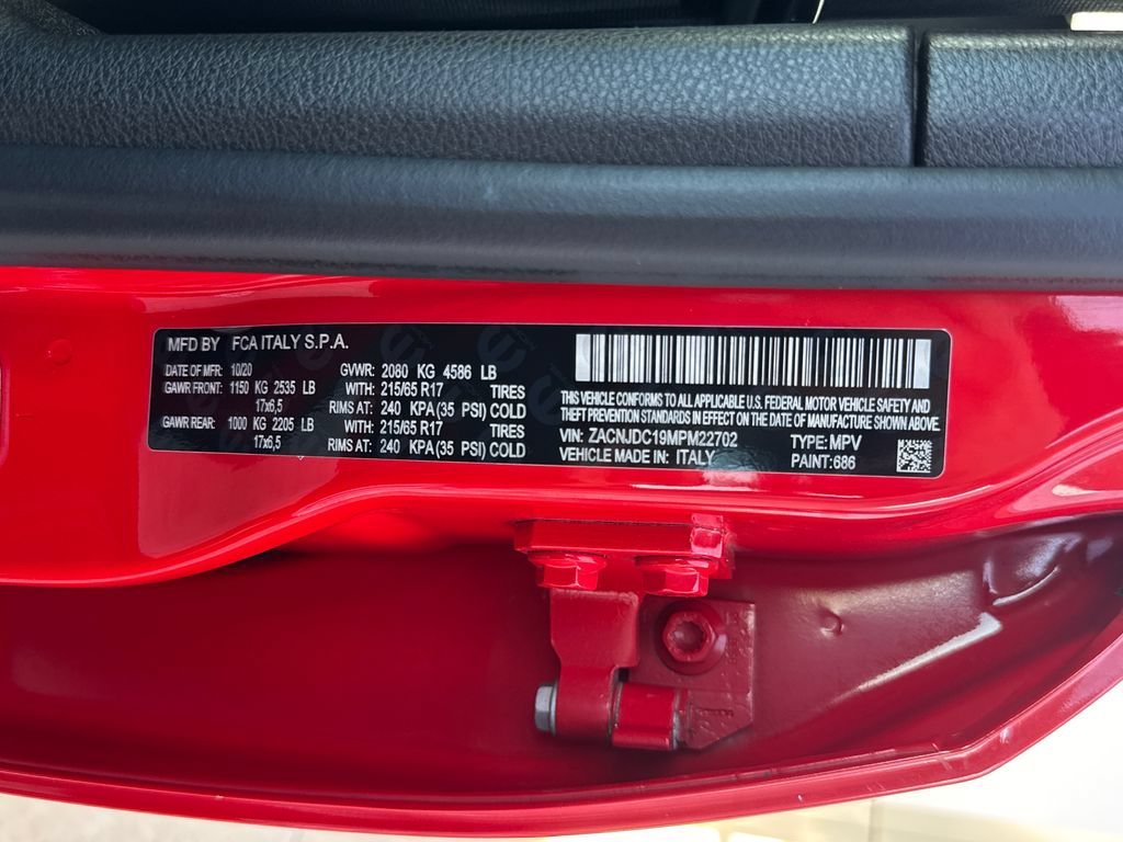 Used 2021 Colorado Red Clearcoat Jeep Trailhawk image 30