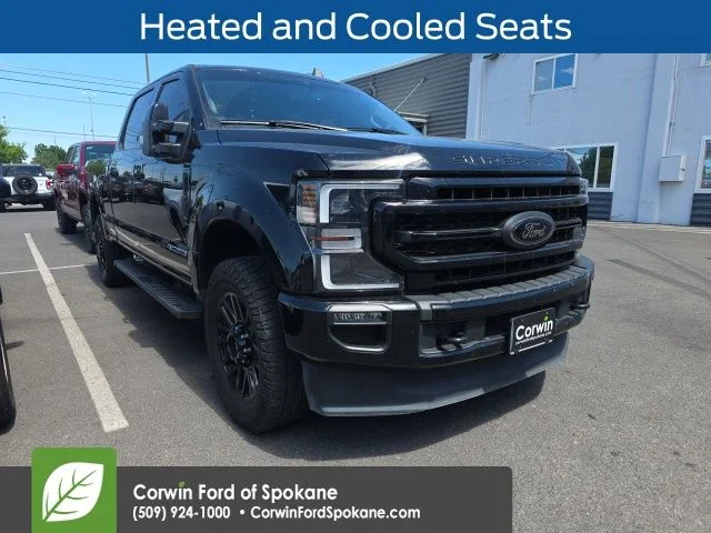 Used 2021 Agate Black Metallic Ford Lariat image 2