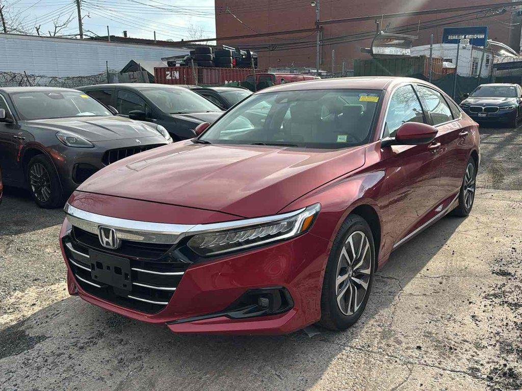 Radiant Red Metallic 2021 Honda Accord Hybrid EX FWD Sedan Front-Wheel Drive Automatic