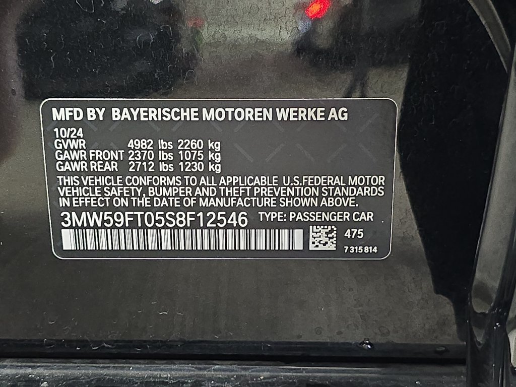Certified Used 2025 Black Sapphire Metallic BMW M340i image 34