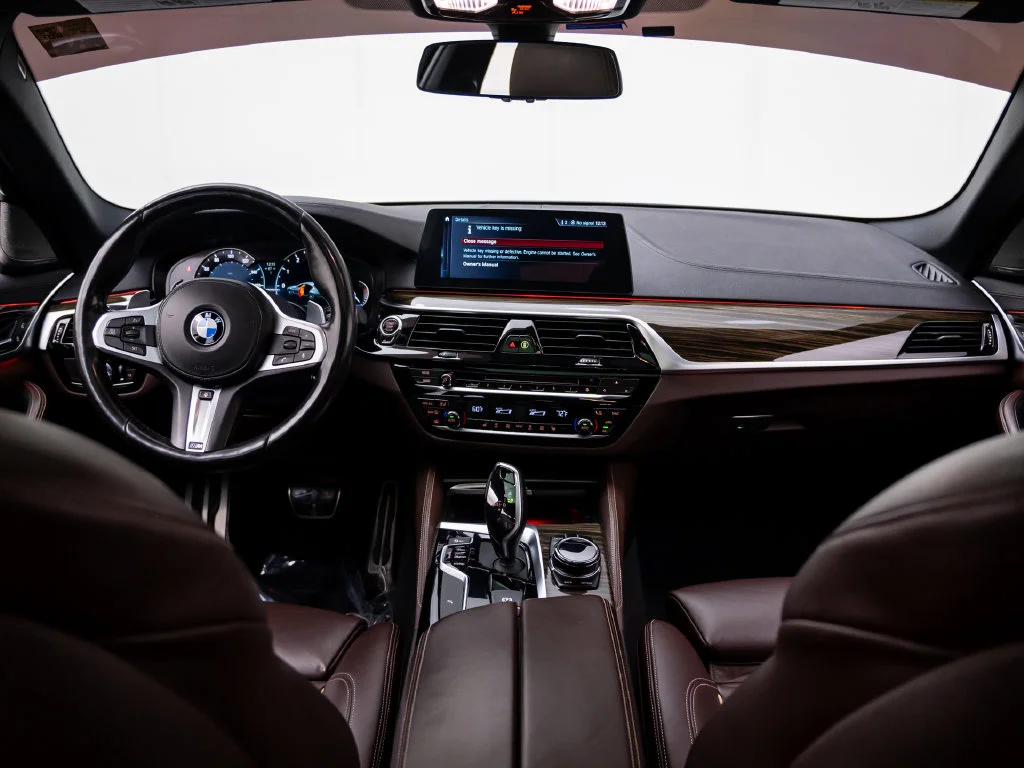 Used 2018 Black BMW M550i xDrive image 11
