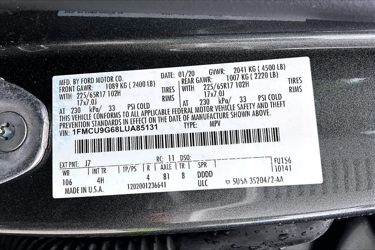 Used 2020 Magnetic Ford SE image 36