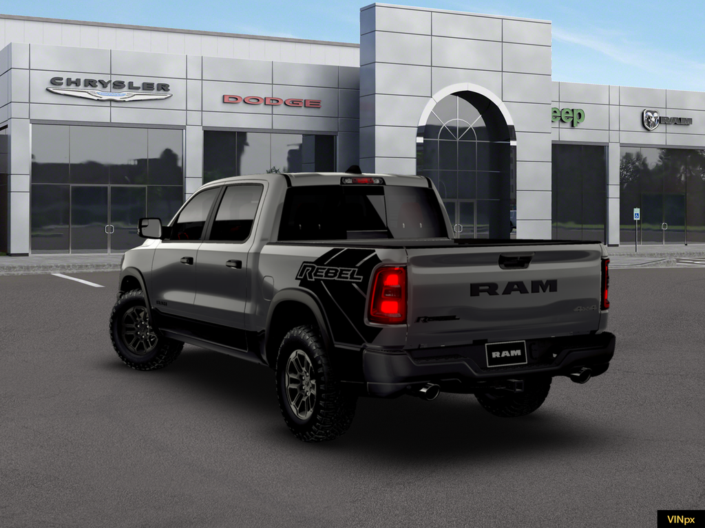 New 2026 Granite Crystal Metallic Clear-Coat Exterior Paint RAM Rebel image 4