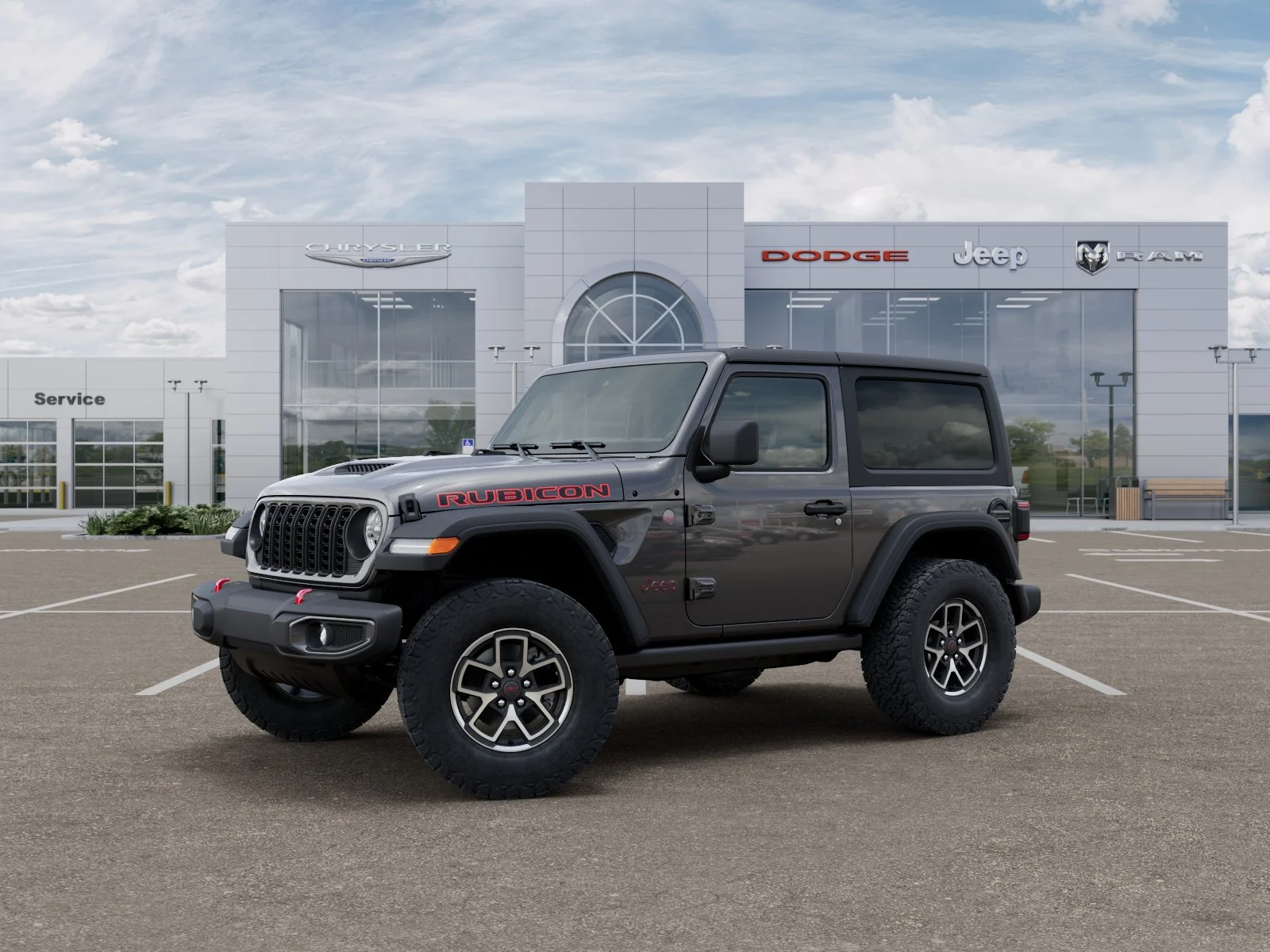 New 2026 Granite Crystal Metallic Clear-Coat Exterior Paint Jeep Rubicon image 11