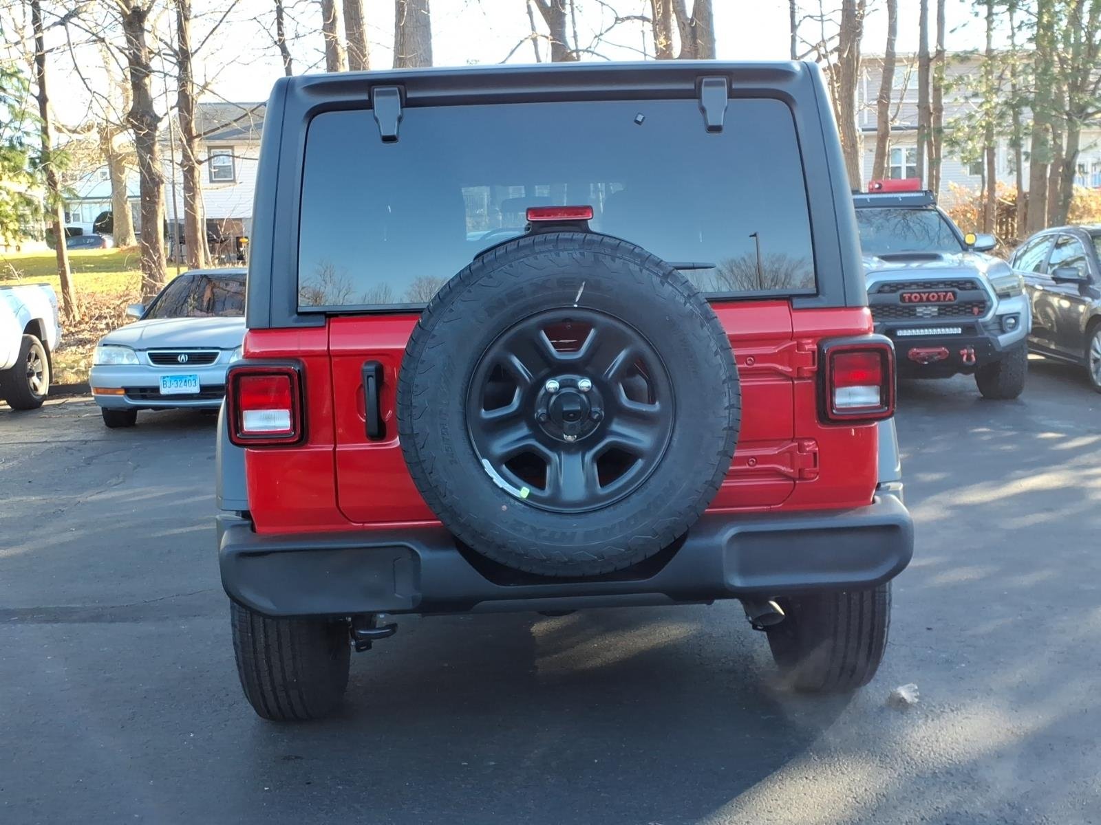 New 2026 Firecracker Red Clear-Coat Exterior Paint Jeep Sport image 4