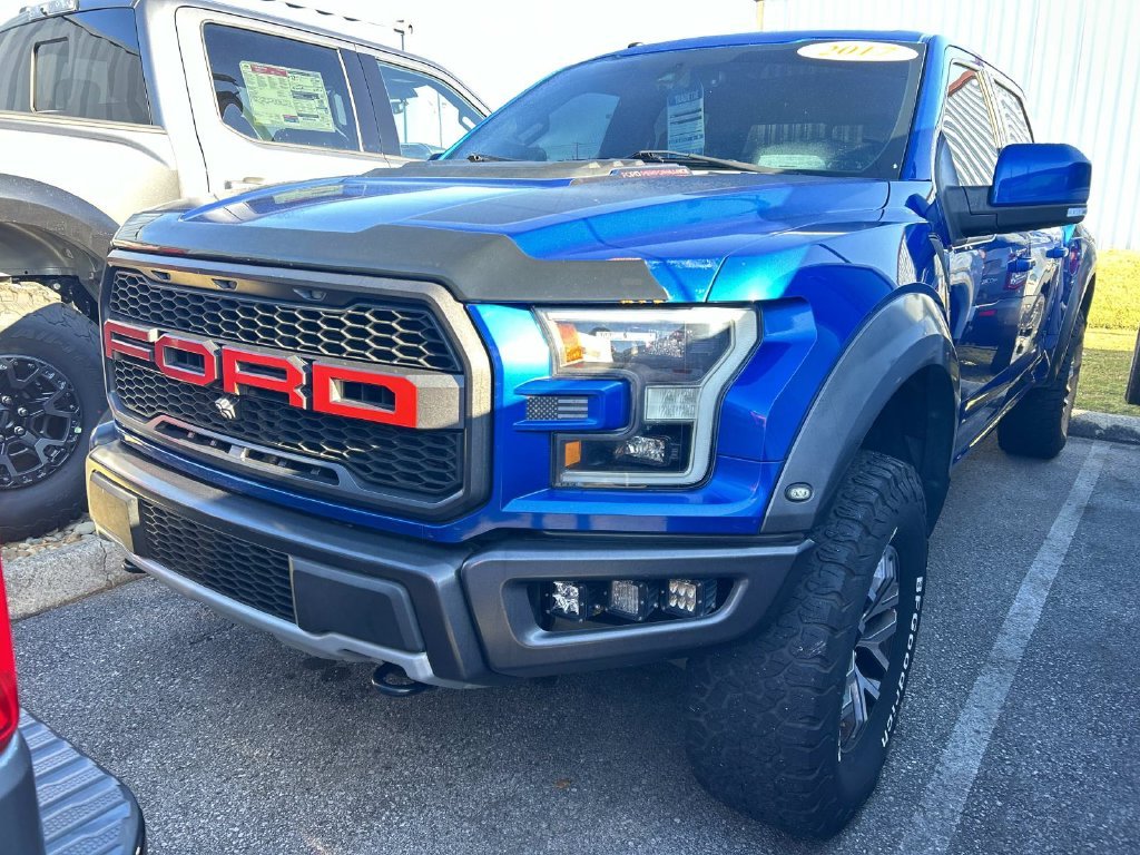 Used 2017 Lightning Blue Ford Raptor image 4