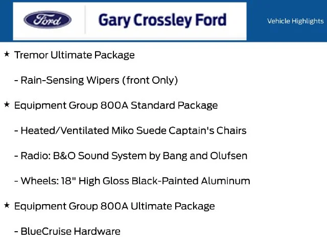 New 2026 Agate Black Metallic Ford Tremor® image 12