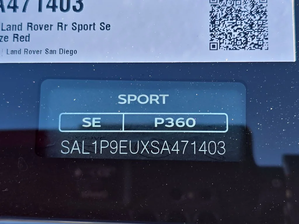 2025 Land Rover Range Rover Sport SE - Photo 37