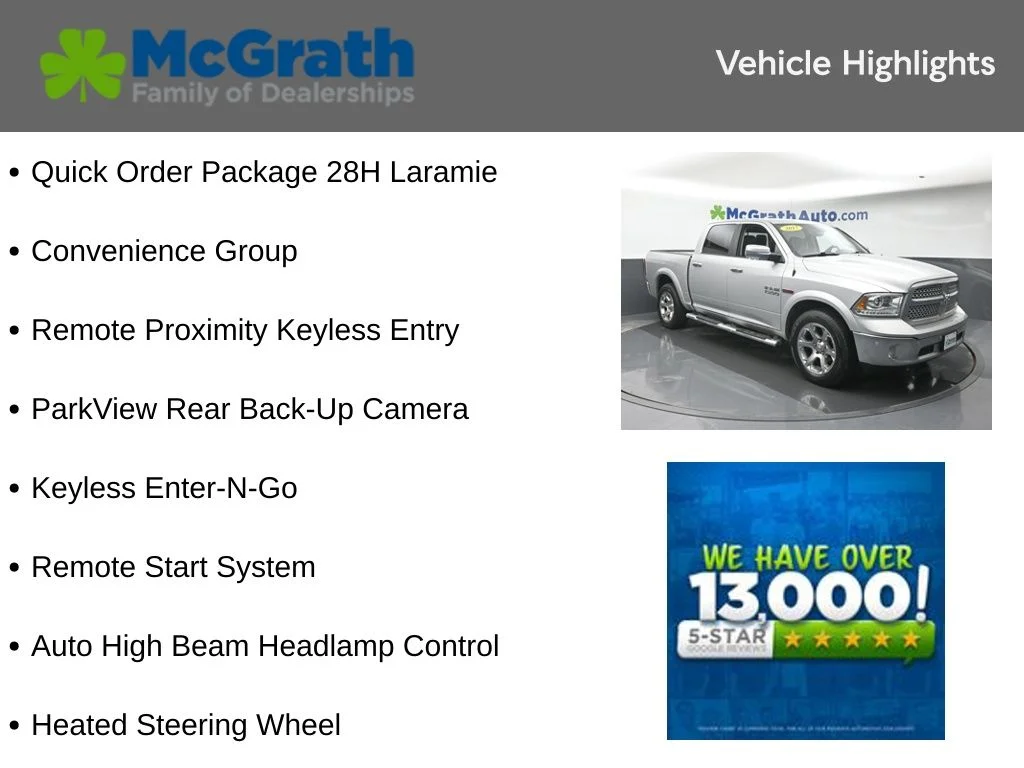 Certified Used 2017 Silver Ram Laramie image 6
