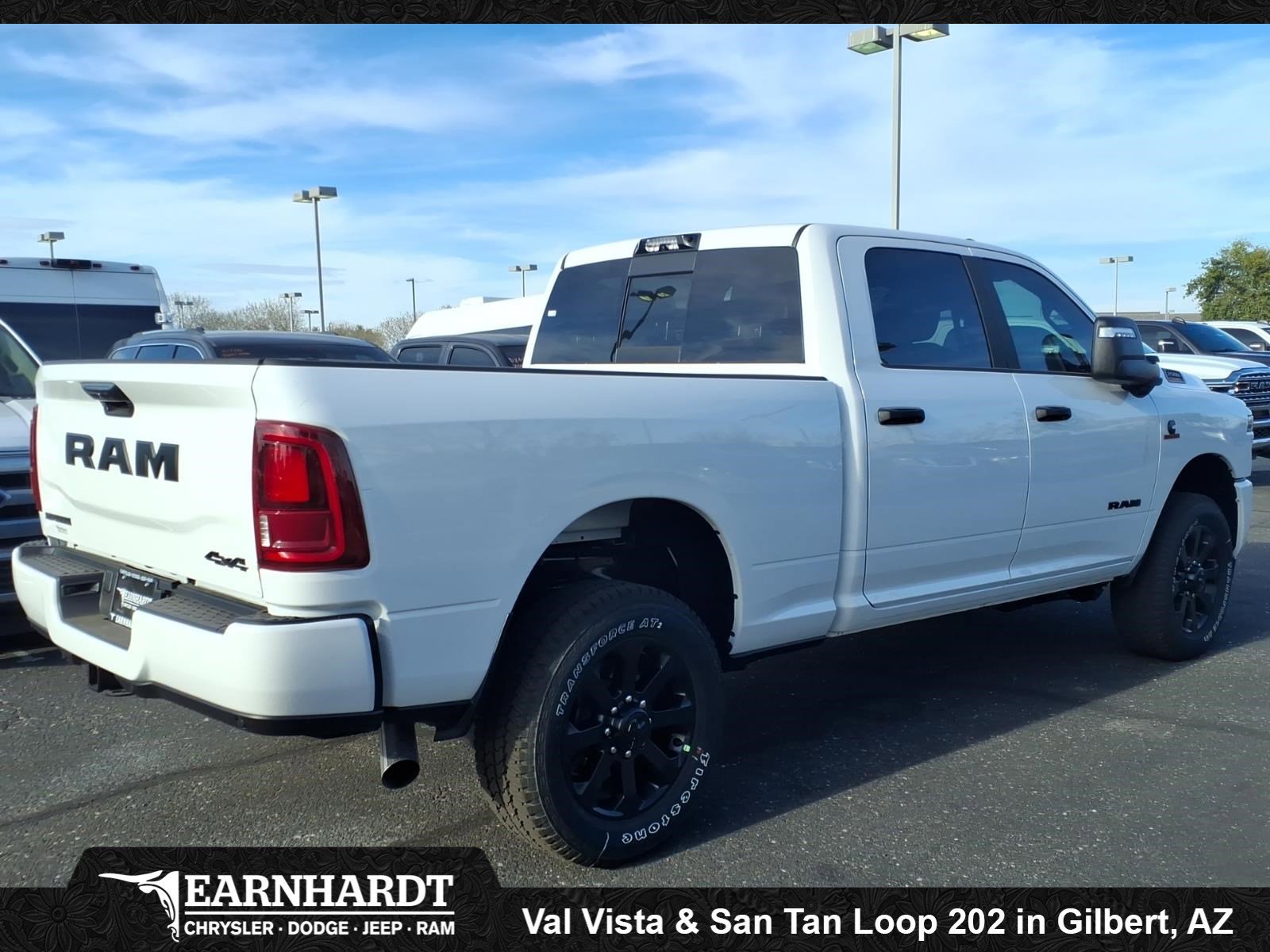 New 2026 Bright White Clear-Coat Exterior Paint RAM Big Horn image 4