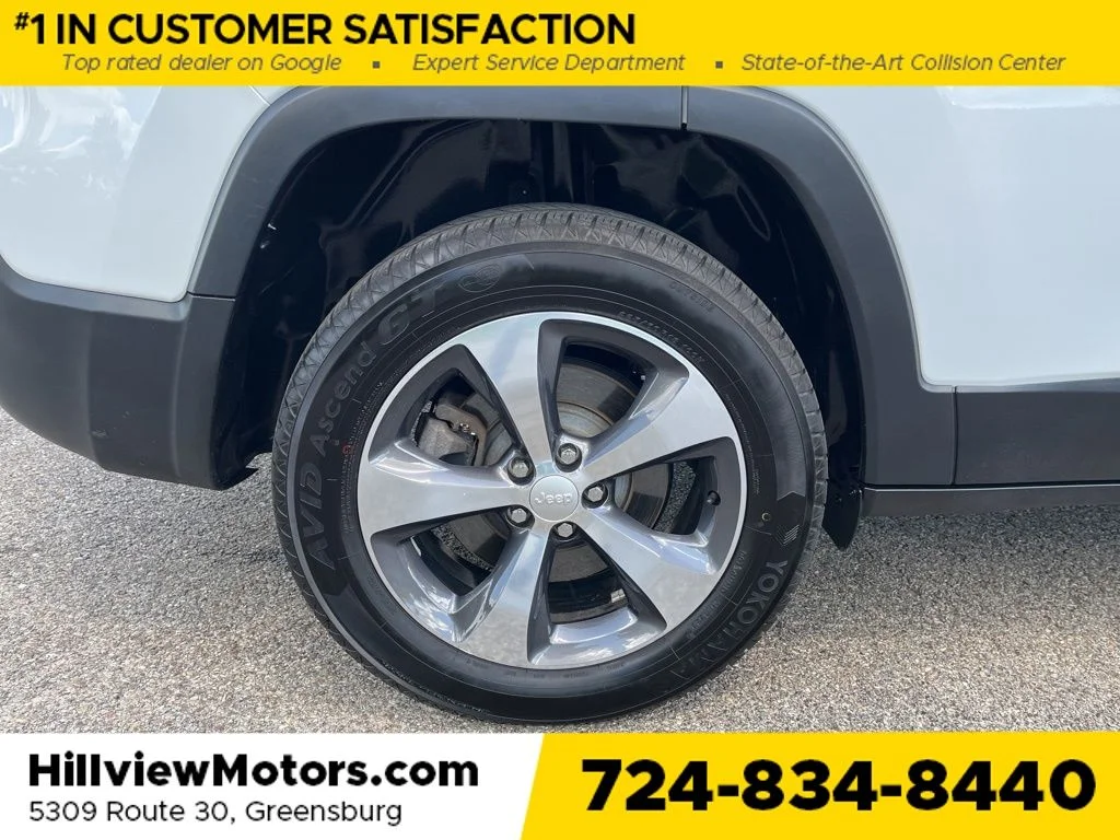 Certified Used 2019 Bright White Clearcoat Jeep Limited image 13