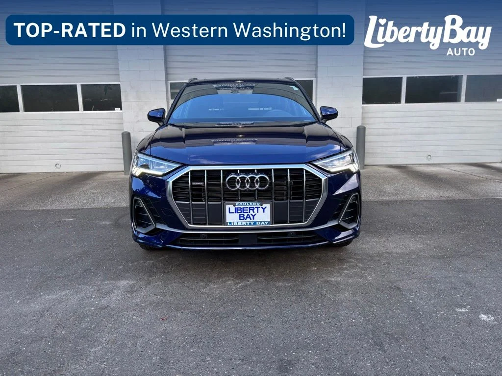 Used 2023 Blue Audi Premium Plus image 2