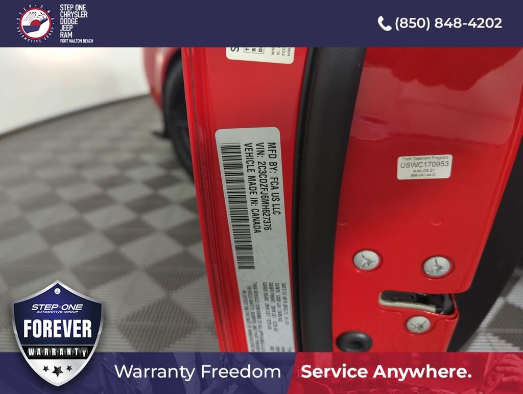 Used 2021 Red Dodge R/T Scat Pack Widebody image 30