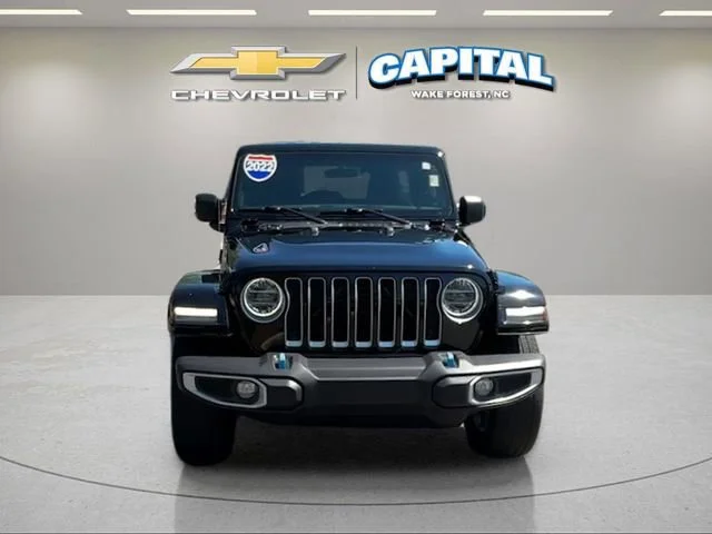 Used 2022 Black Jeep Unlimited Sahara 4x4 image 8