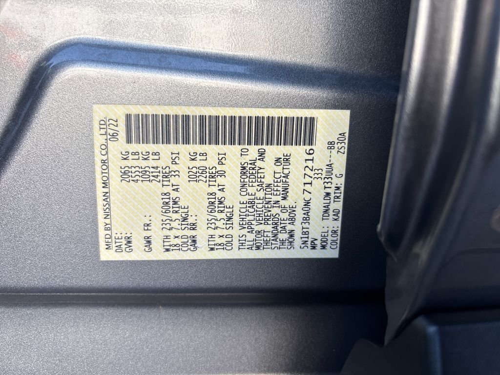 Used 2022 Gray Nissan SV image 21