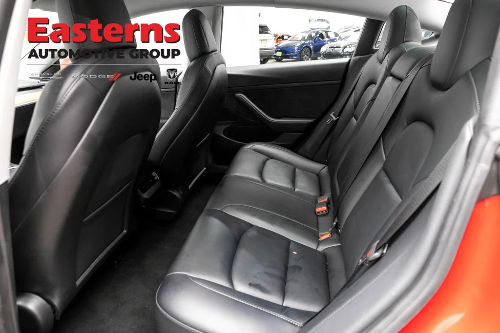 Used 2021 Red Tesla Standard Range Plus image 15