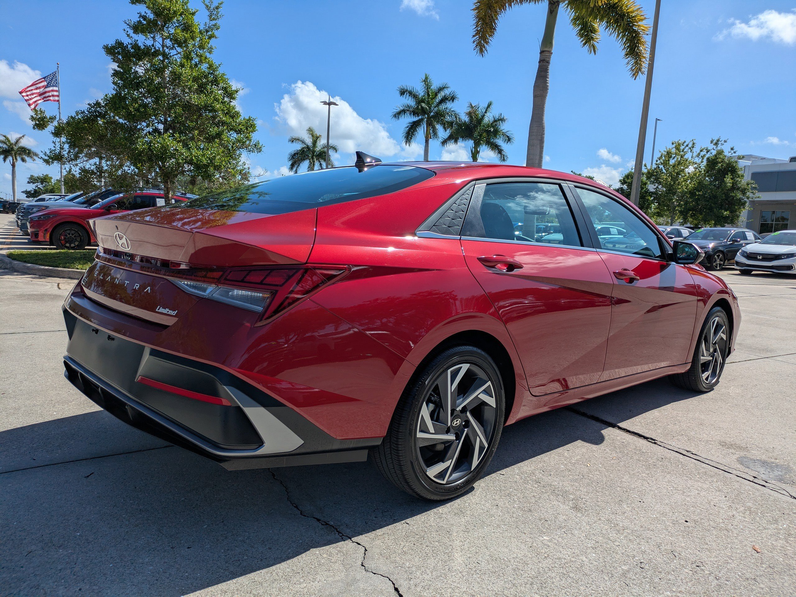 Certified Used 2025 Ultimate Red Hyundai Limited image 4