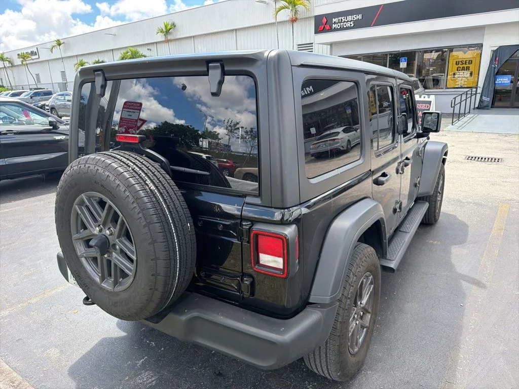 Used 2024 Black Clearcoat Jeep Sport S image 2