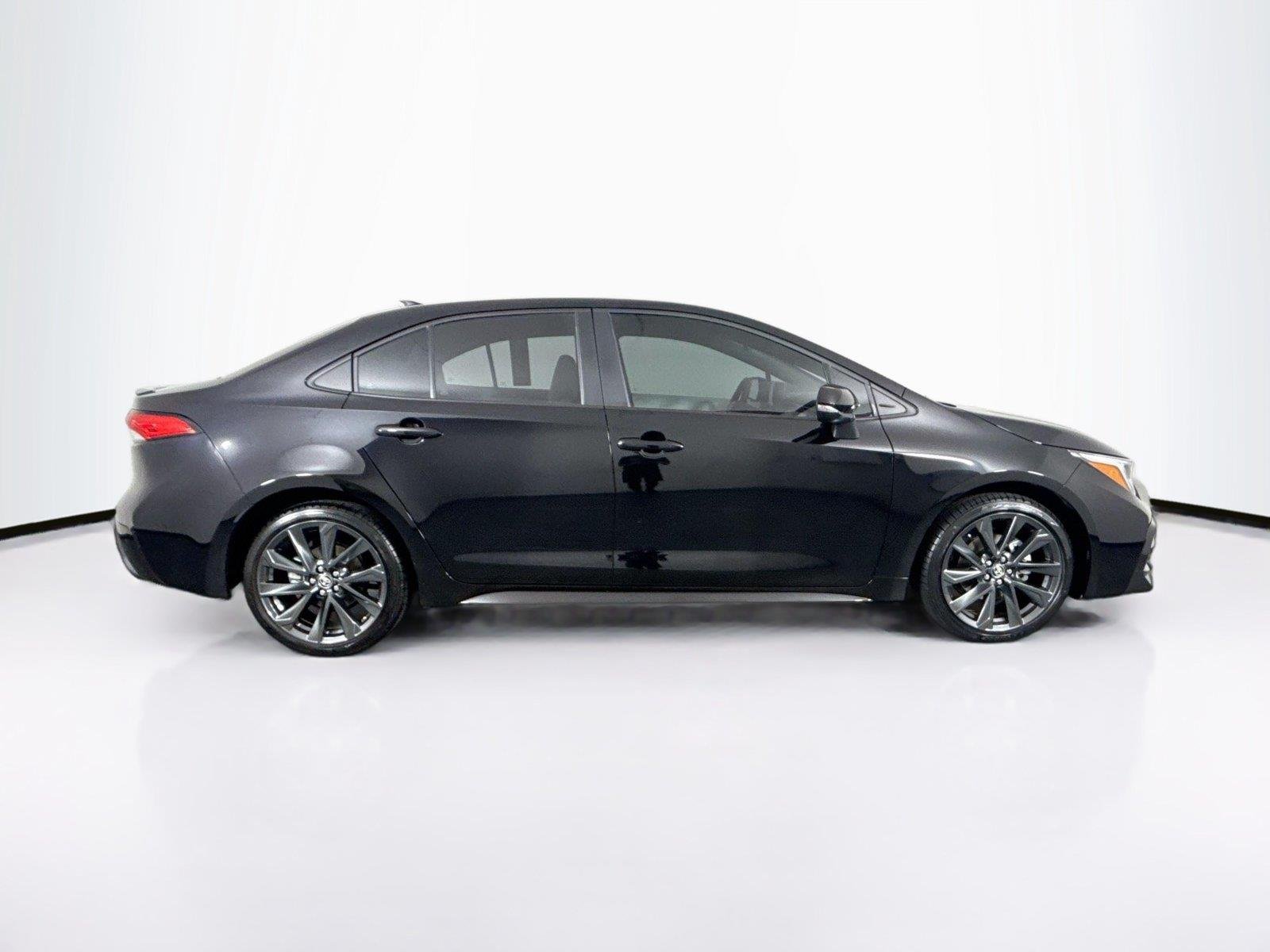 Certified Used 2025 Midnight Black Metallic Toyota SE image 10