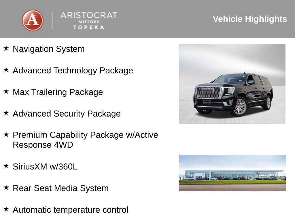Used 2024 GMC Yukon XL Denali with VIN 1GKS2JKL1RR313863 for sale in Kansas City