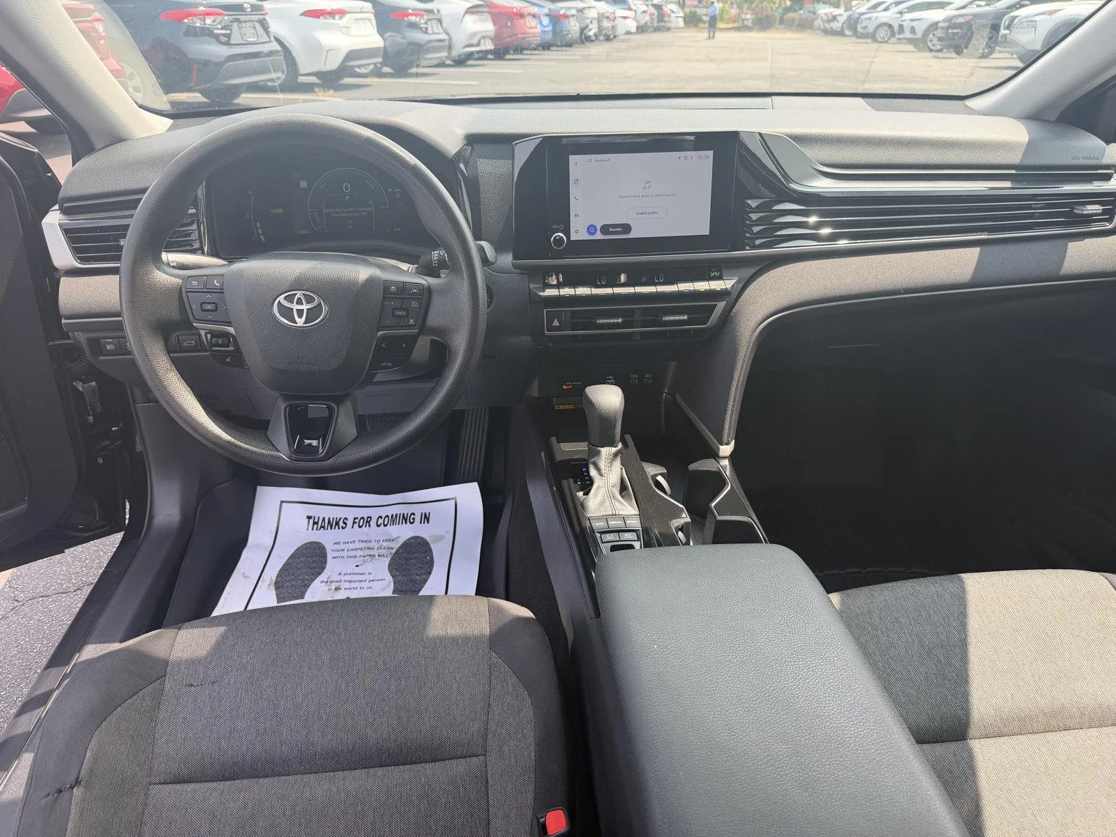 Used 2025 Midnight Black Metallic Toyota LE image 16
