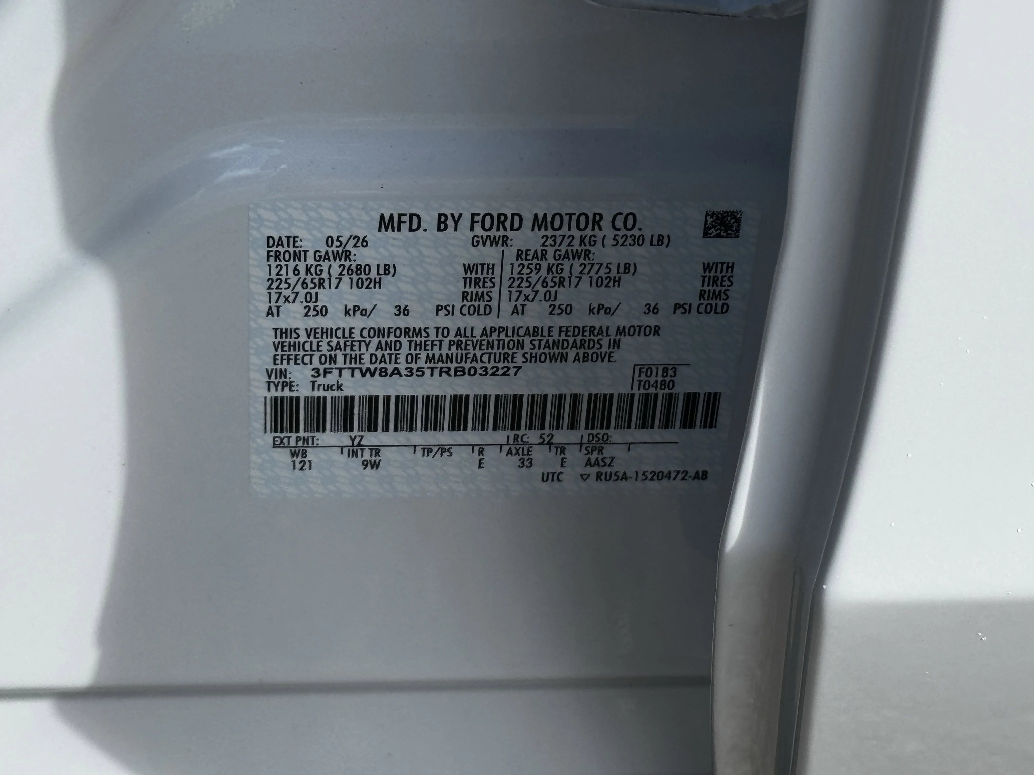 New 2026 Oxford White Ford XL image 20