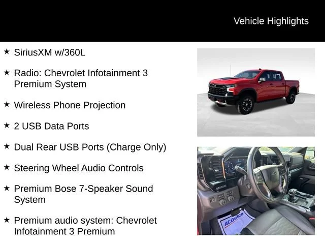 Certified Used 2023 Red Hot Chevrolet ZR2 image 16