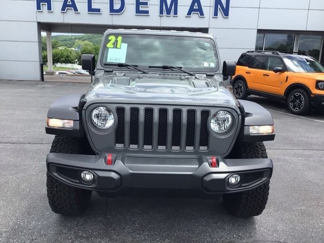 Used 2021 Sting Gray Clearcoat Jeep Rubicon image 3