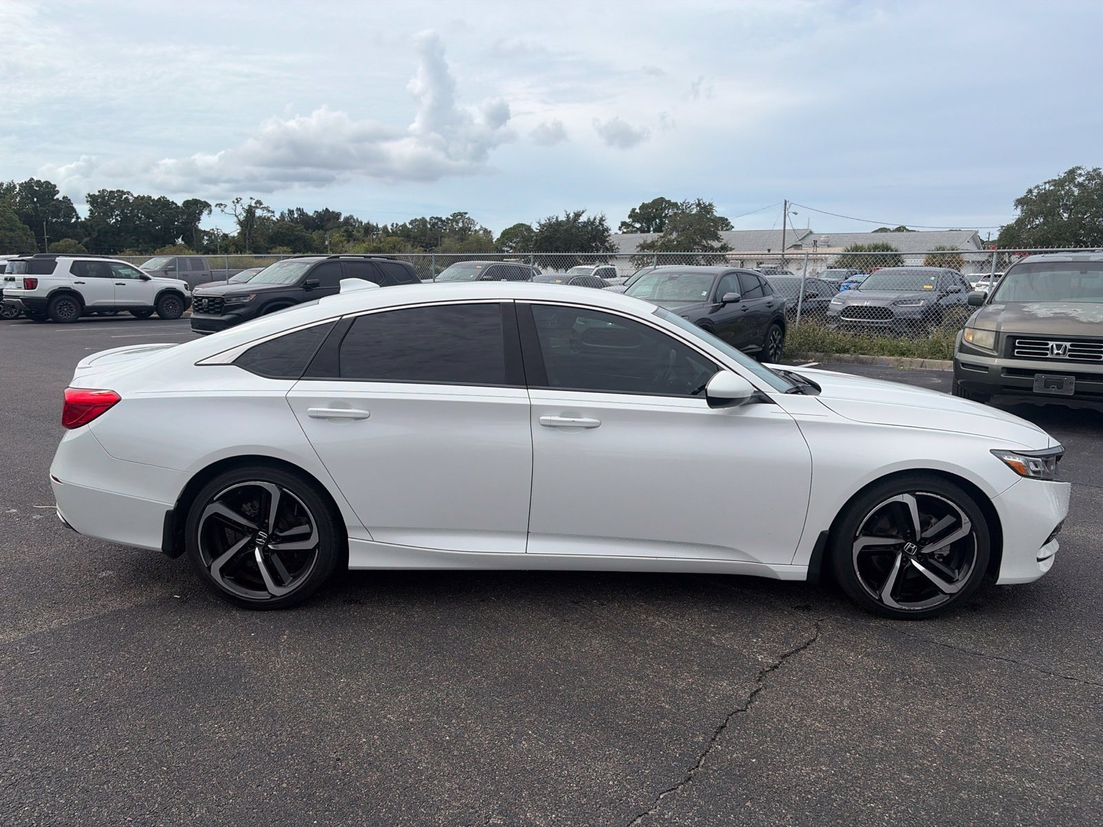 Used 2020 White Honda Sport image 8