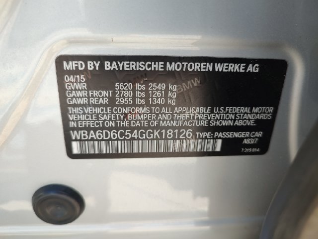 Used 2016 Silver BMW ALPINA B6 Gran Coupe image 33