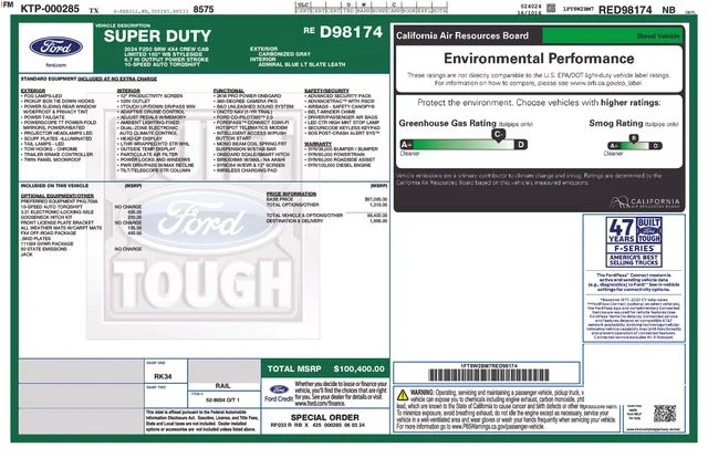 Certified Used 2024 Gray Metallic Ford Limited image 56