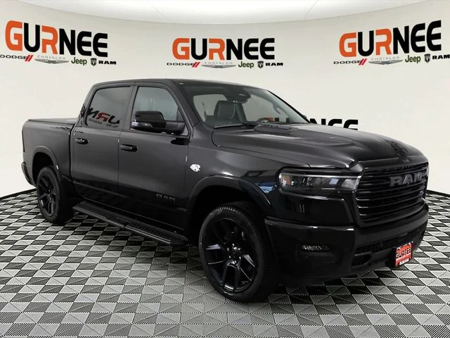 New 2026 Diamond Black Crystal Pearl-Coat Exterior Paint RAM Laramie image 2